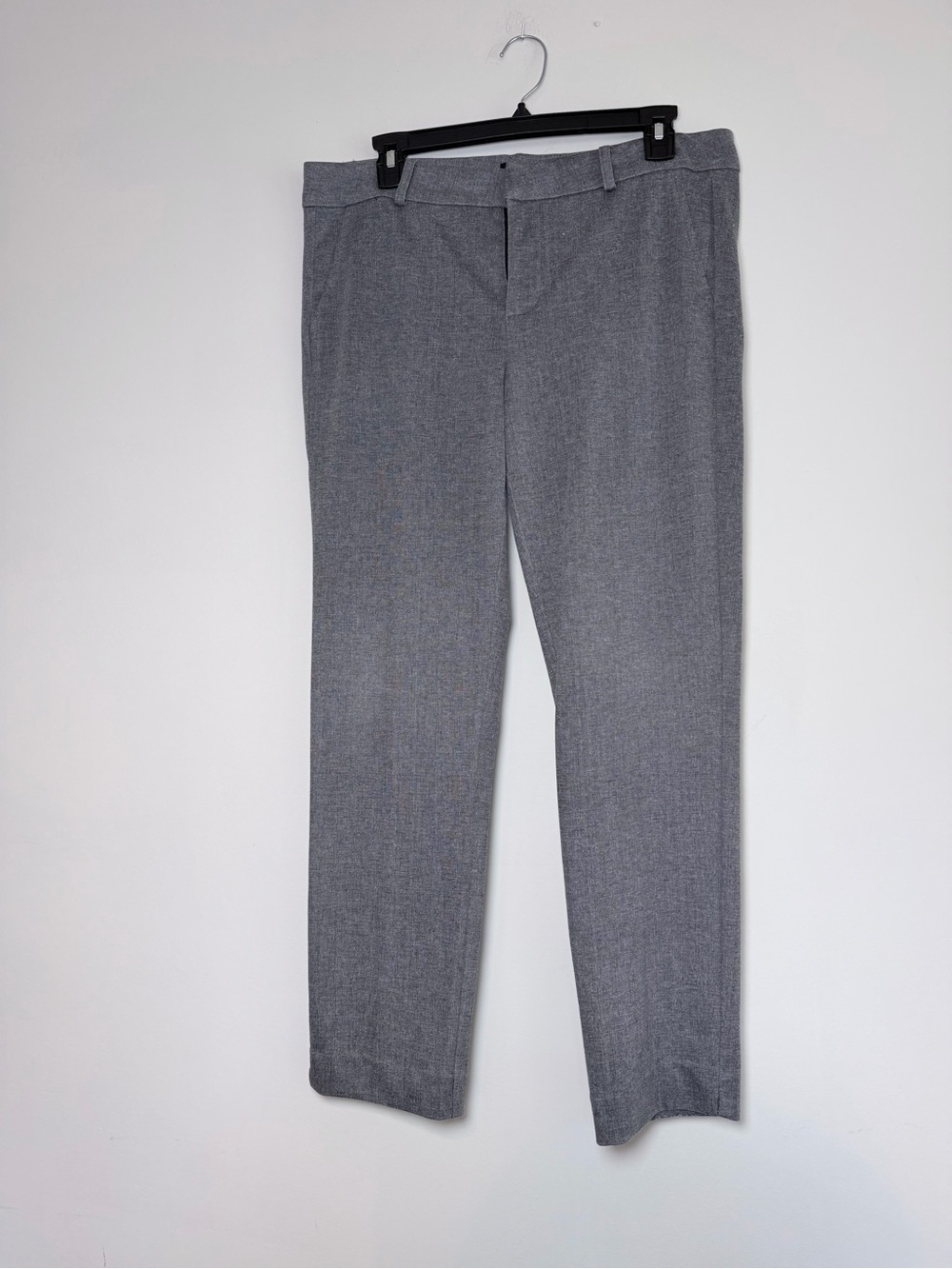 KUT from the Kloth Gray Mid Rise Slim Straight Trousers Size 10